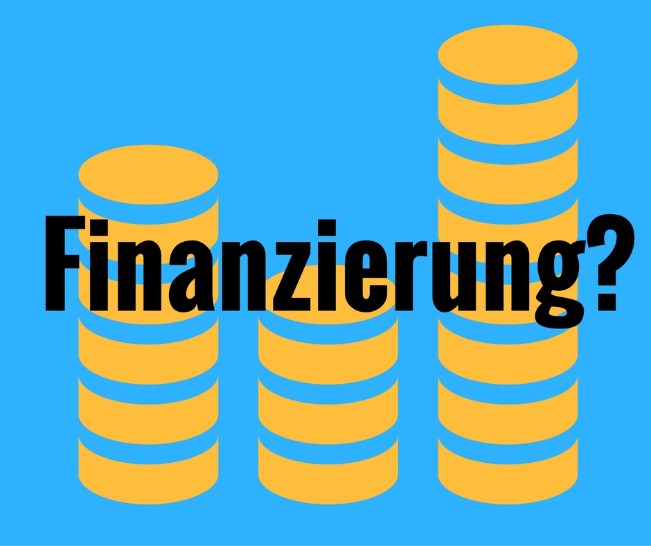 Finanzierung und Geldstapel